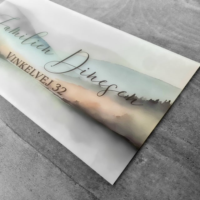 Dørskilt - Skov i skumring - MoodTiles