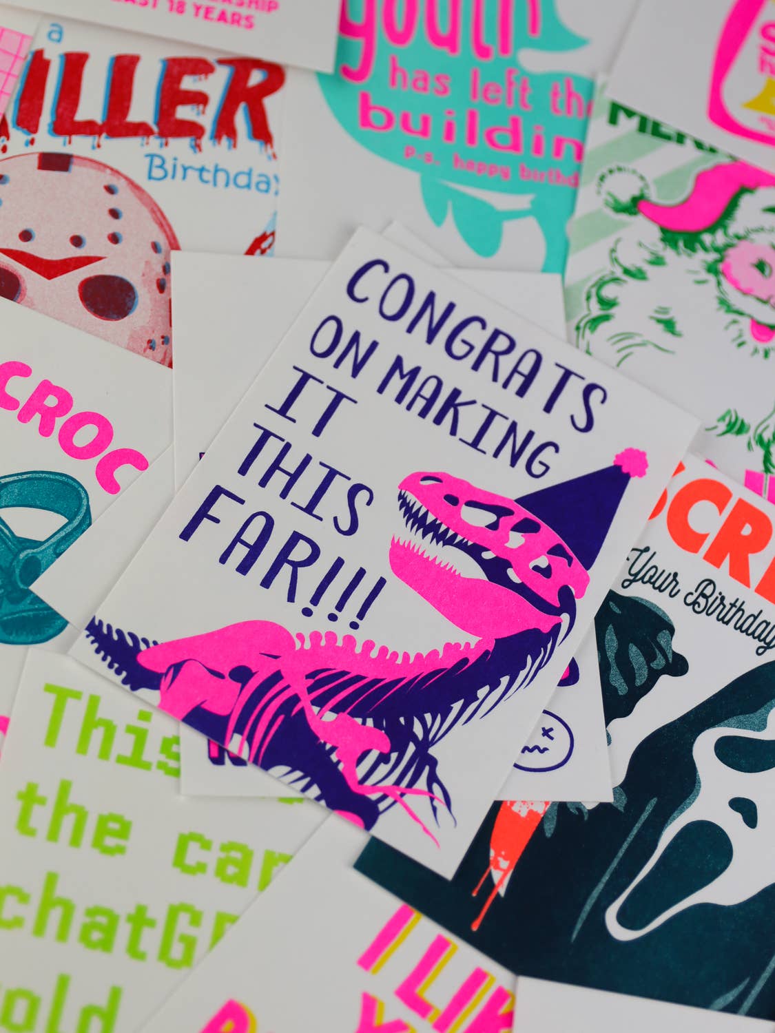 Fødselsdagskort Din ungdom har forladt bygningen Elvis riso - MoodTiles