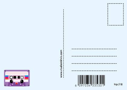 Født i gamle dage VHS - bånd, diskette og kassettebånd - MoodTiles