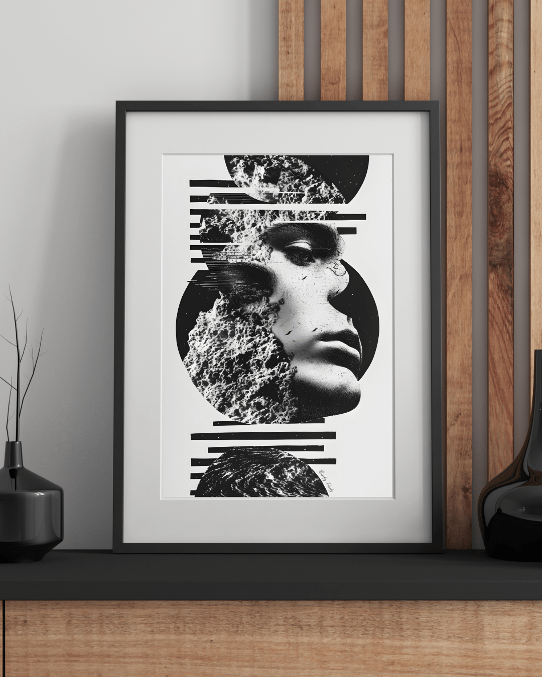 Plakat kvinde abstrakt / foto - MoodTiles