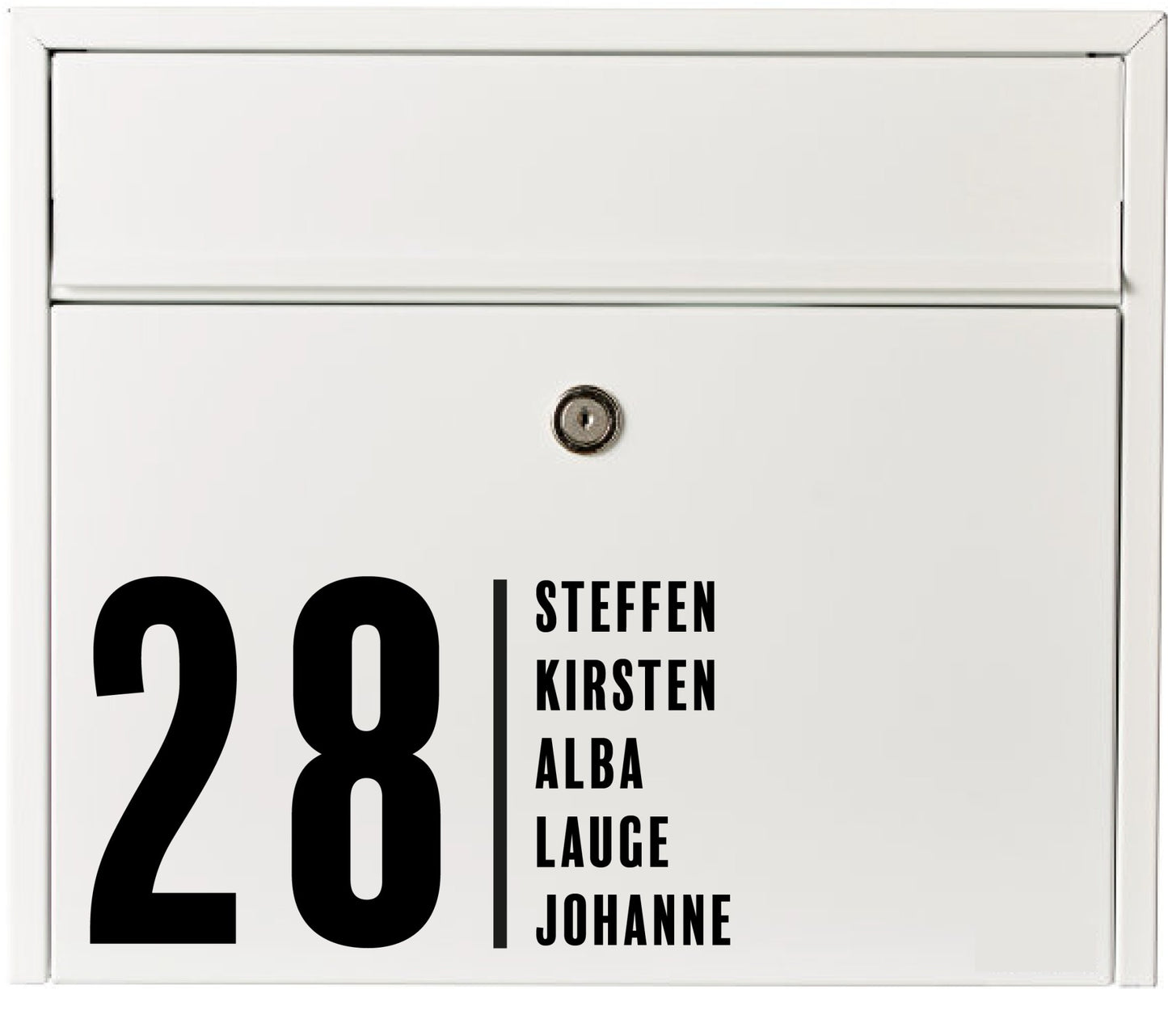 Postkasseklistermærke simpel - MoodTiles