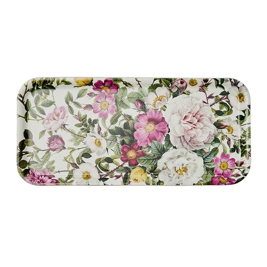 Rose Flower Garden serveringsbakke 32x15 cm - fremstillet i Europa - MoodTiles