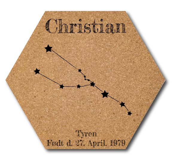 Stjernetegn på kork