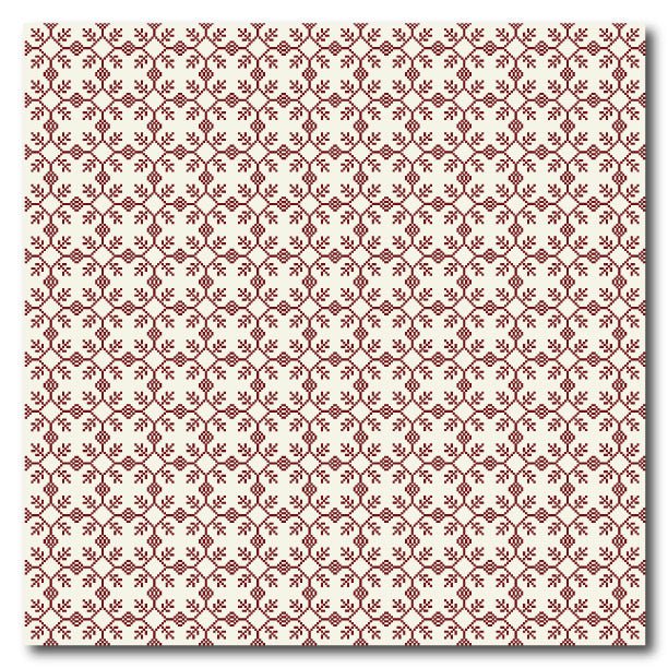 Bordskåner Vintage pattern 20x20cm