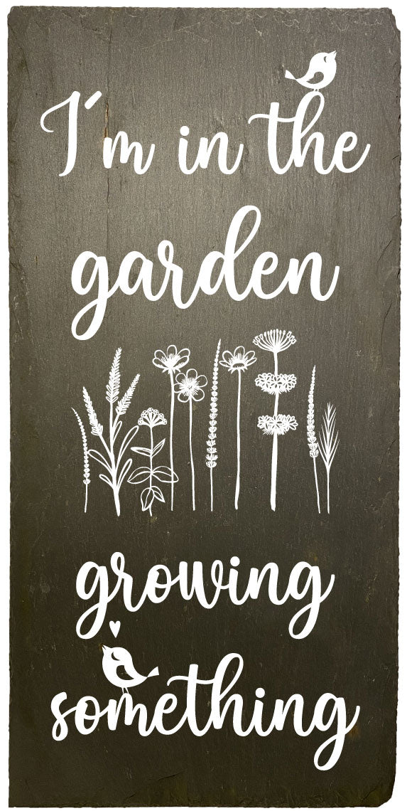 I'm in the garden 20x40cm