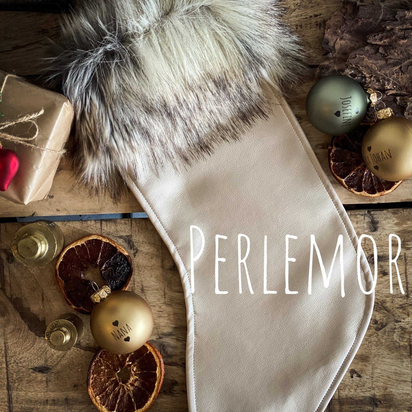 Perlemor Julesok med eller uden navn - MoodTiles