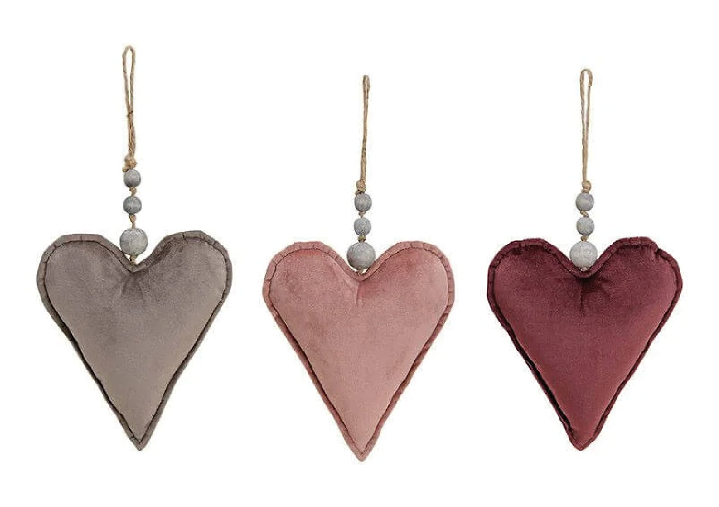 Stof julehjerter - MoodTiles