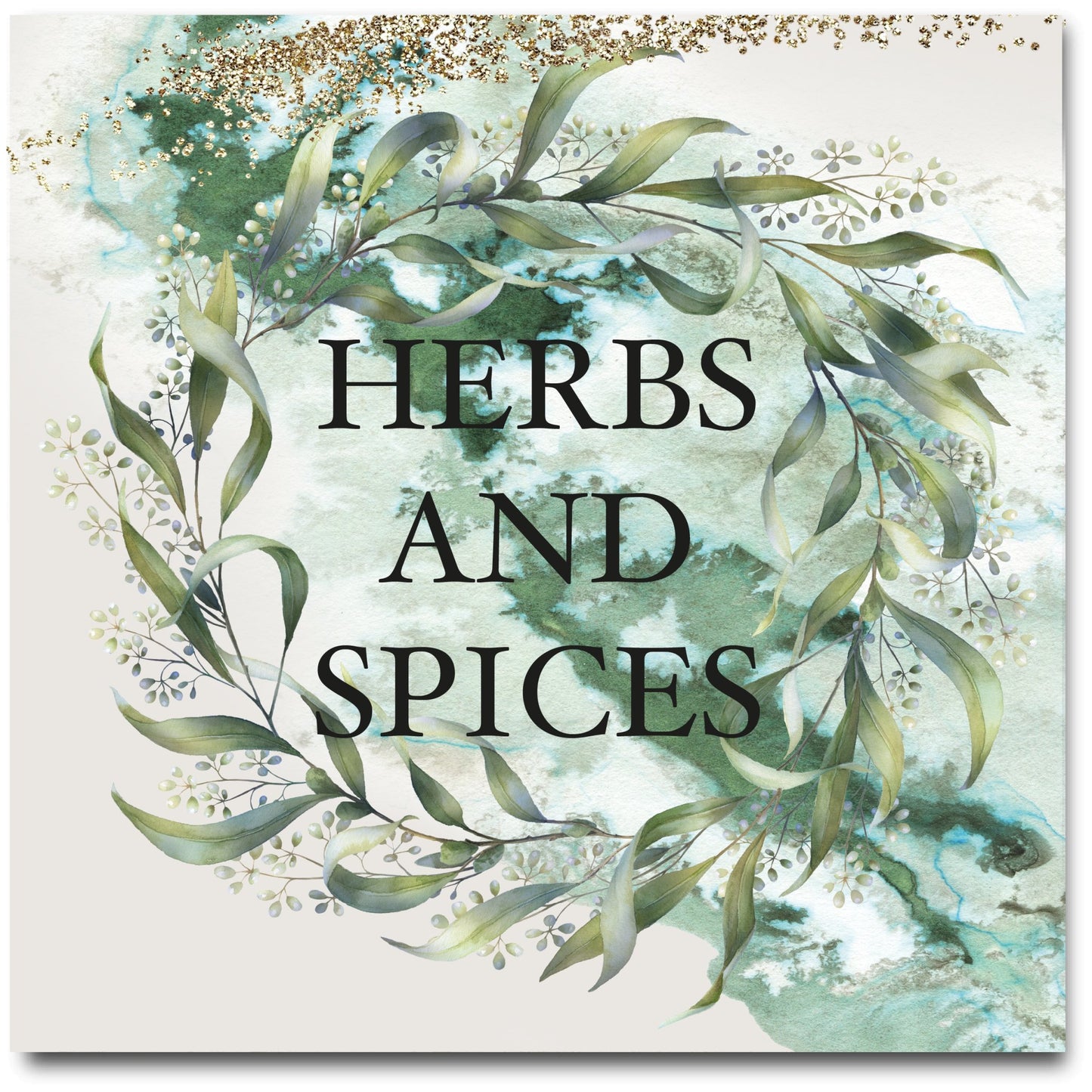 Stor Bordskåner Herbs and Spices 30x30cm