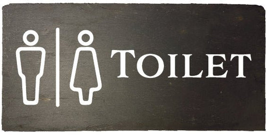 Toilet skilt 20x10cm - MoodTiles