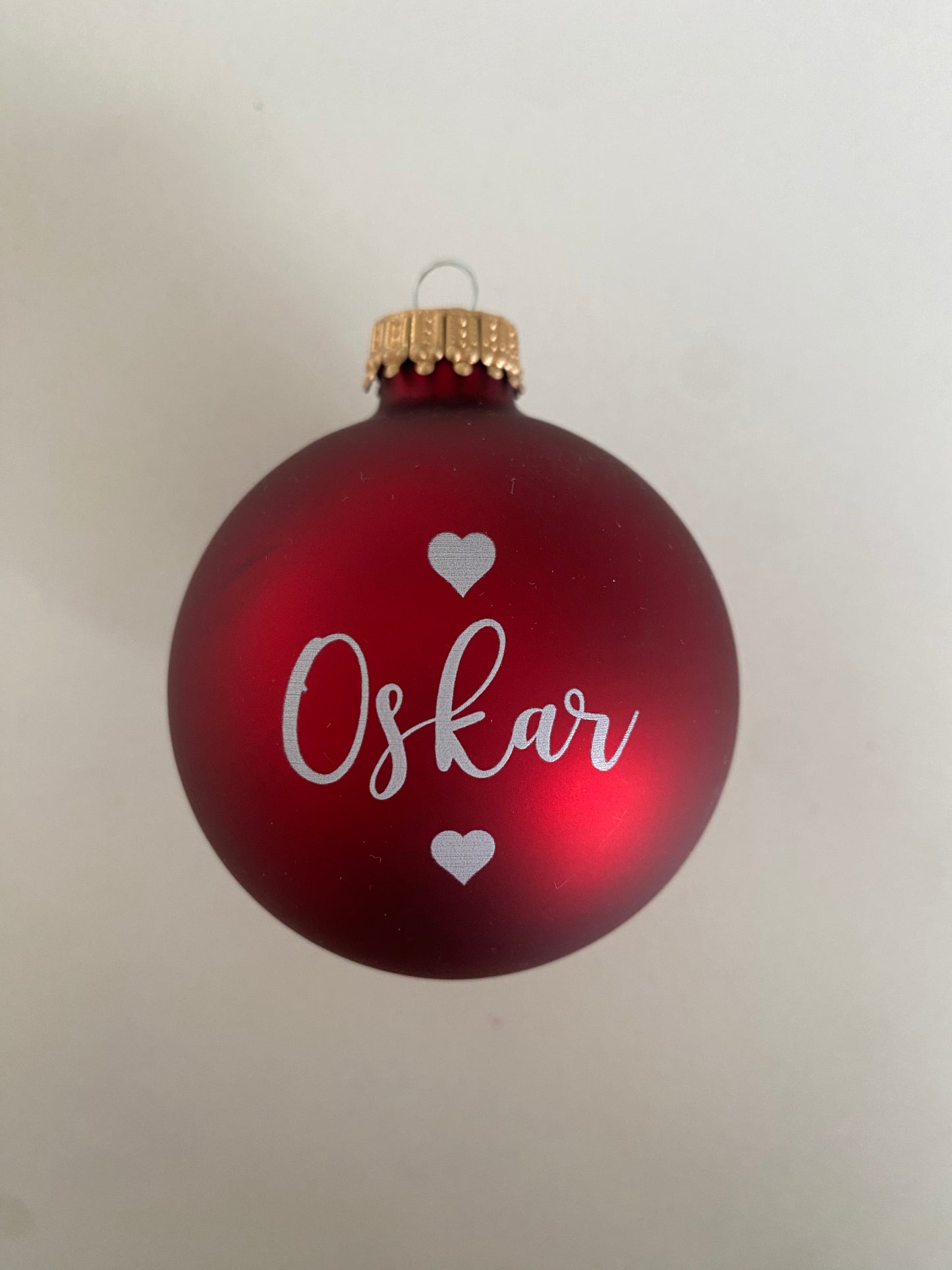 Julekugler med navn OUTLET