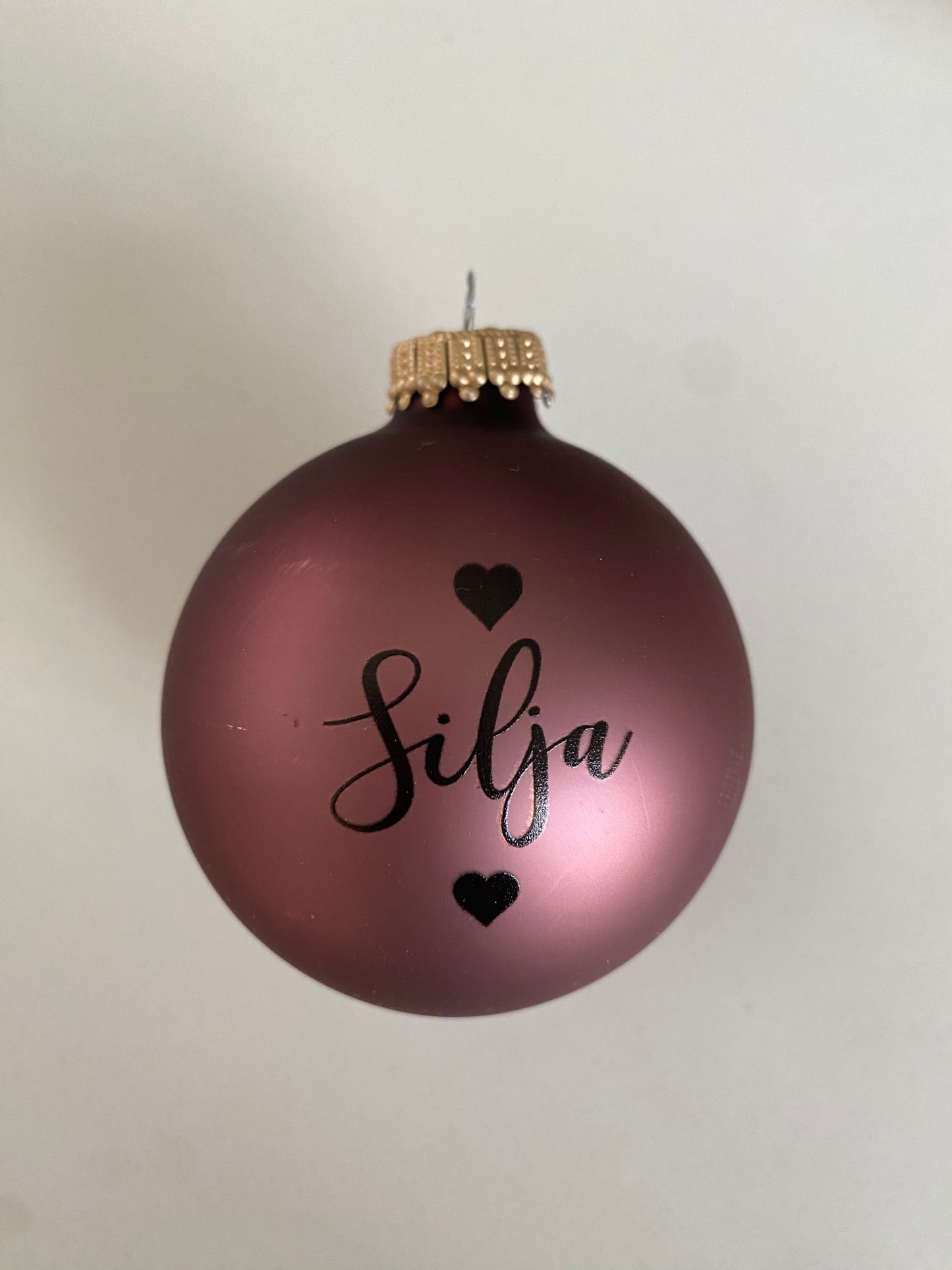 Julekugler med navn OUTLET