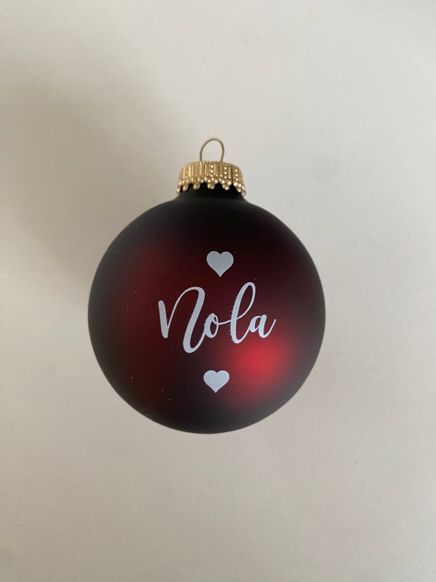 Julekugler med navn OUTLET
