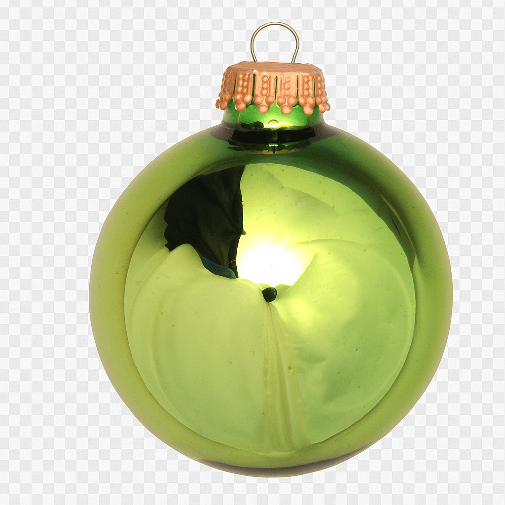 7cm Julekugle med navn - Flere farver - MoodTiles