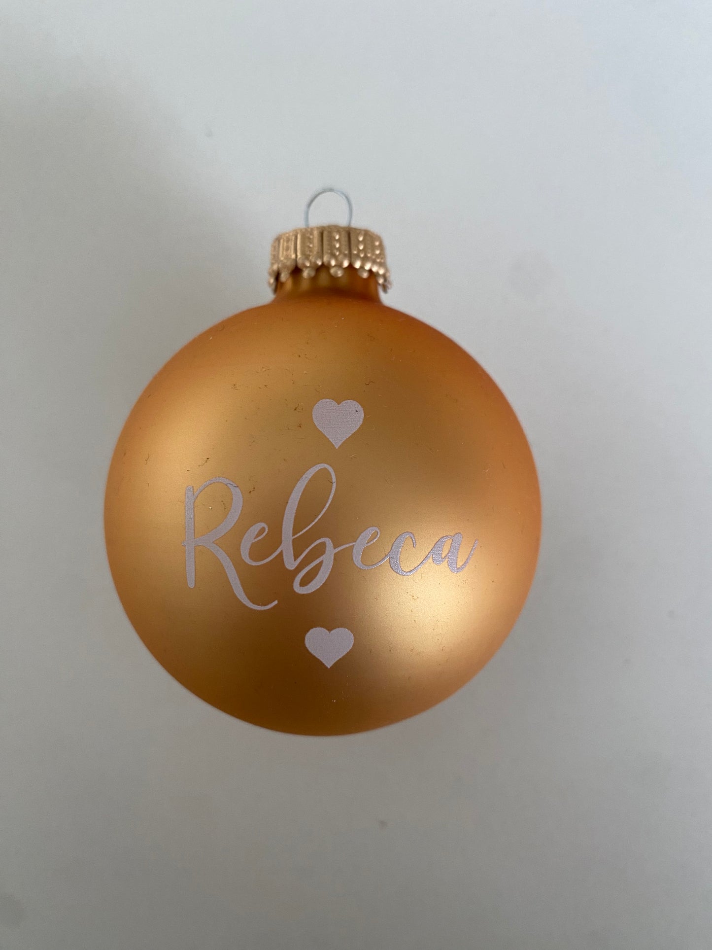 Julekugler med navn OUTLET