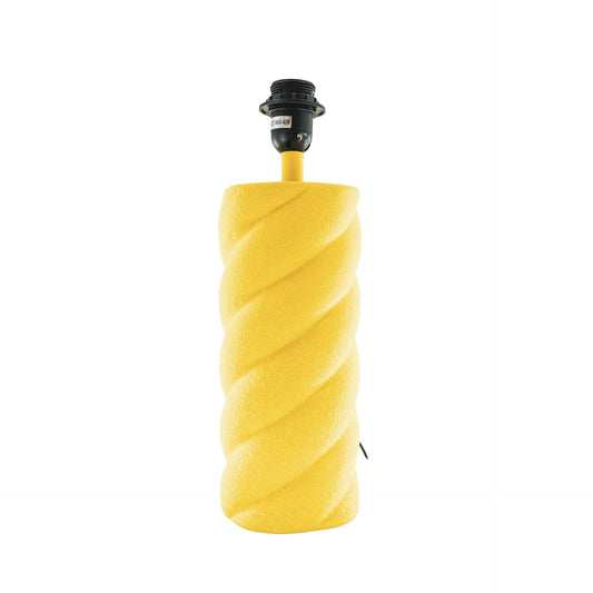 Bordlampe - Keramik - Neon Gul - E27 - 12x12x28cm - MoodTiles