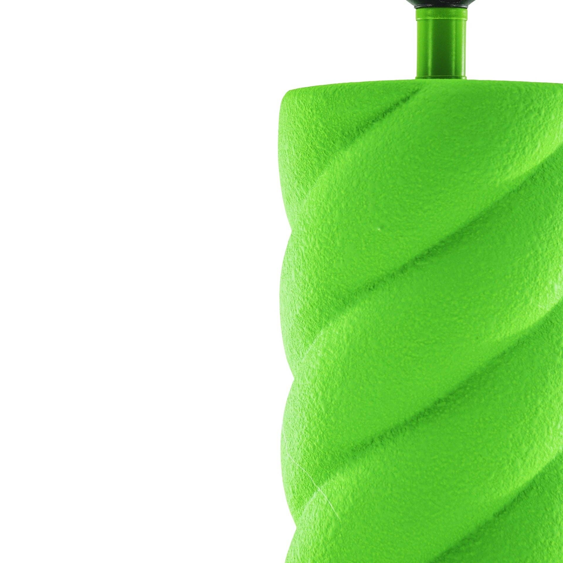 Bordlampe - Keramik - Neongrøn - E27 - 12x12x28cm - MoodTiles
