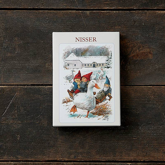 Cardfolder Gnomes 8 forskellige julekort m/konvolutter - MoodTiles