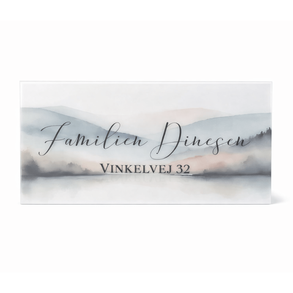 Dørskilt - Skov i skumring - MoodTiles