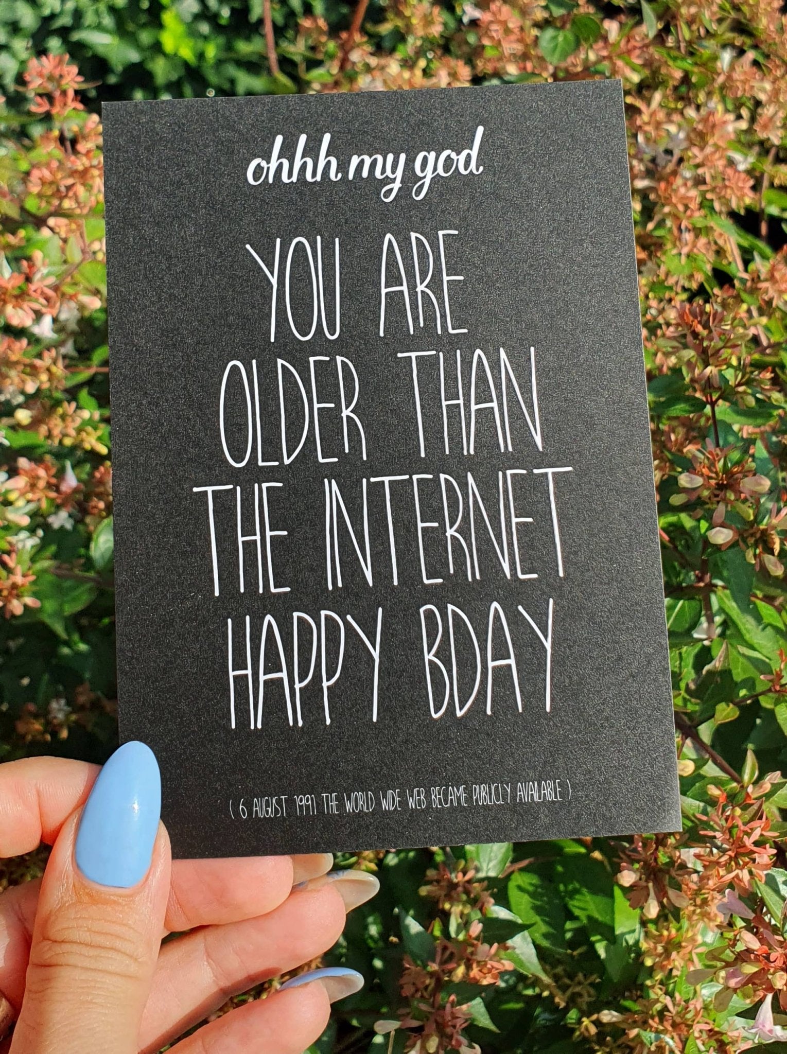 Du er ældre end internetets sjove fødselsdagskort - MoodTiles