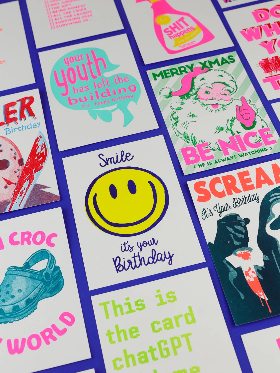 Fødselsdagskort Din ungdom har forladt bygningen Elvis riso - MoodTiles