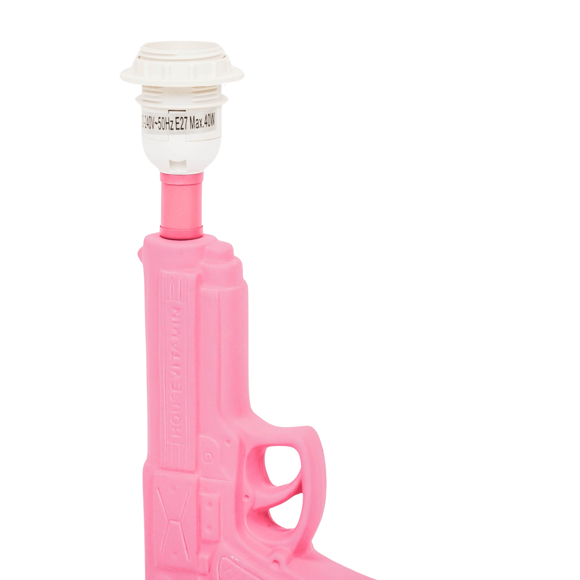 Housevitamin Gun Bordlampe - Keramik - Neon Pink - MoodTiles