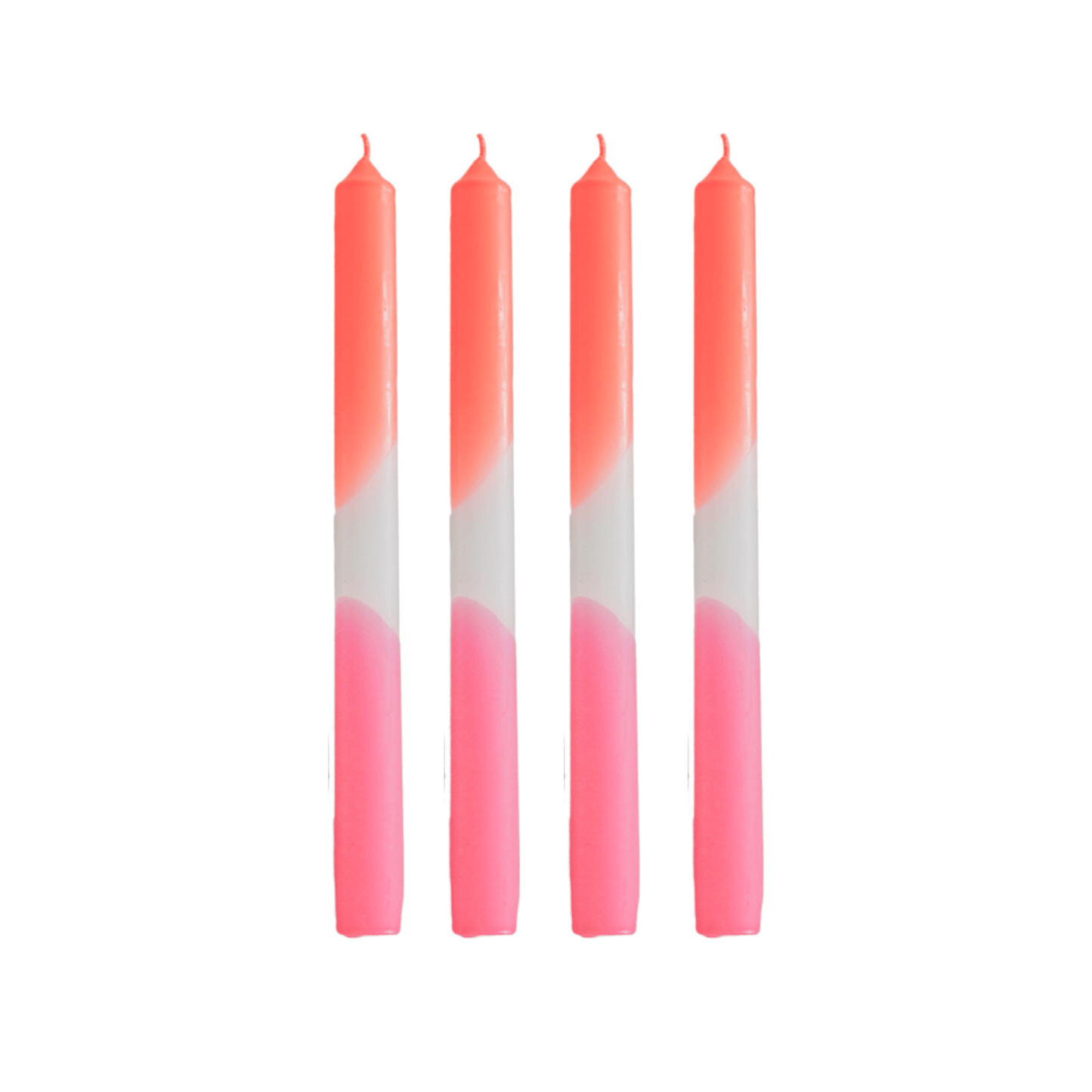HV Dipdye 4 Koniske - Rød/Neon Pink - 25,8x9,5x2,5cm - MoodTiles