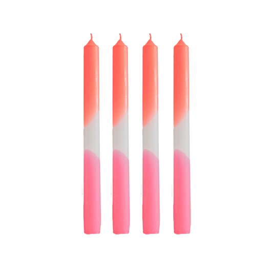HV Dipdye 4 Koniske - Rød/Neon Pink - 25,8x9,5x2,5cm - MoodTiles