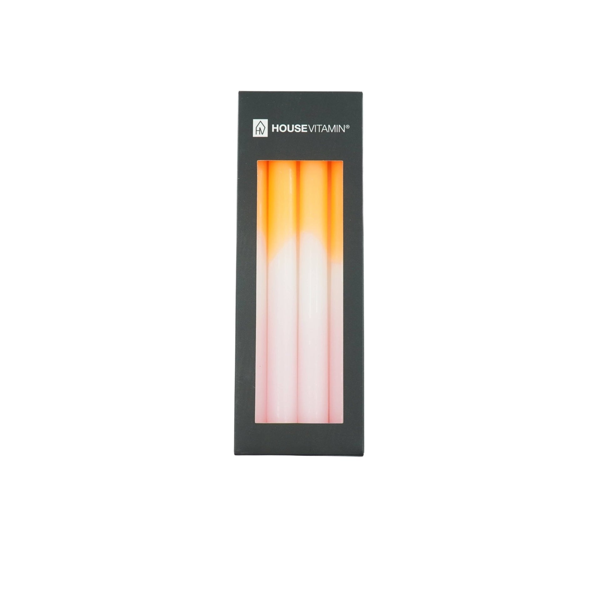 HV Dipdye 4 Tapers - Orange/Lyserød - 25,8x9,5x2,5cm - MoodTiles