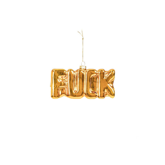 HV FUCK Ornament - glas - 14,5x3,5x7,5cm - MoodTiles