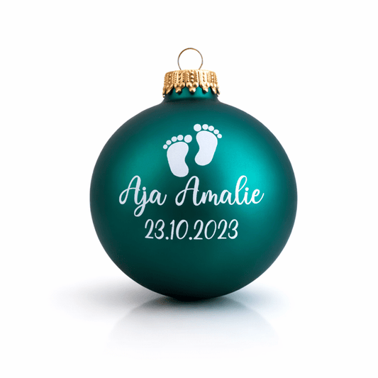 Julekugle med babyfødder - MoodTiles
