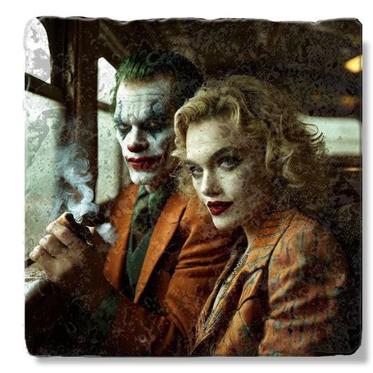 Marylin Monroe og the Joker 2 coaster - MoodTiles