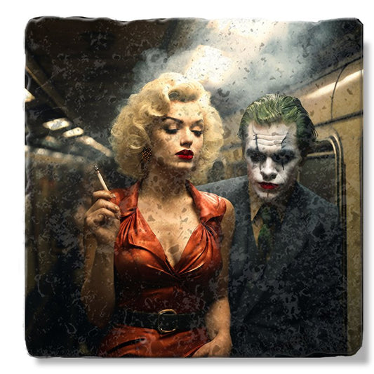 Marylin Monroe og the Joker coaster - MoodTiles