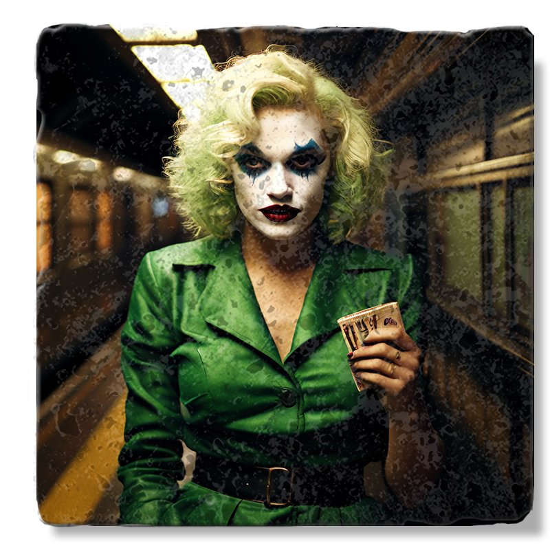 Marylin the joker coaster - MoodTiles