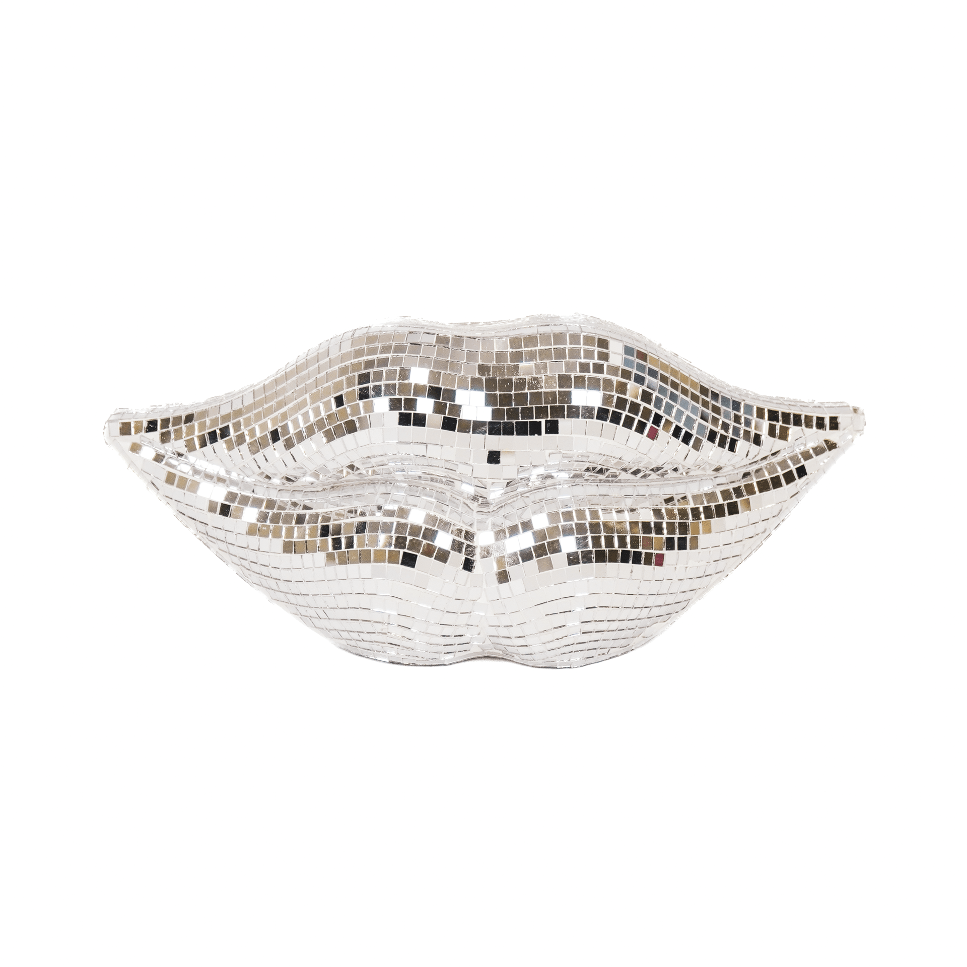 Ornament - Disco - Læber - Glas - Sølv - 29x10x13,5cm - MoodTiles