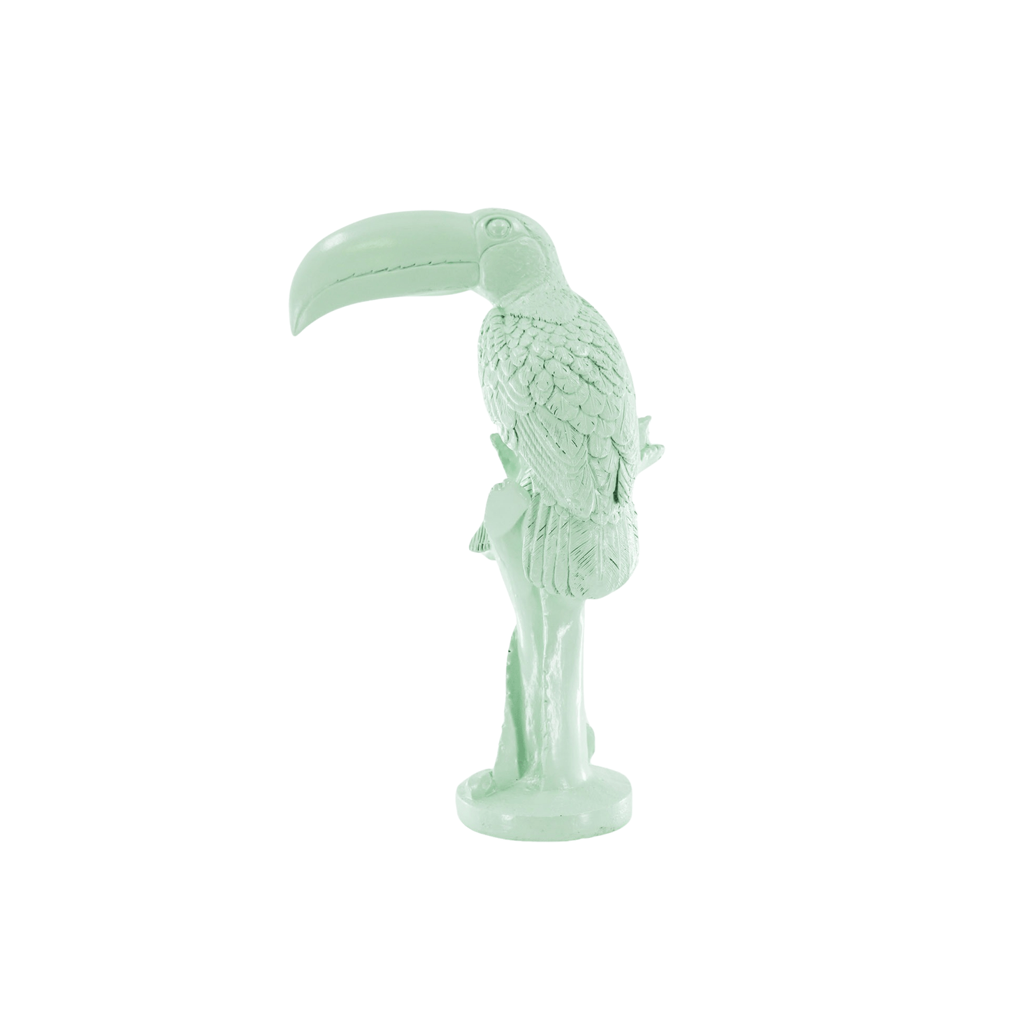 Ornament - Tukan - Polyresin - Mintgrøn - 18x9,5x29,5cm - MoodTiles