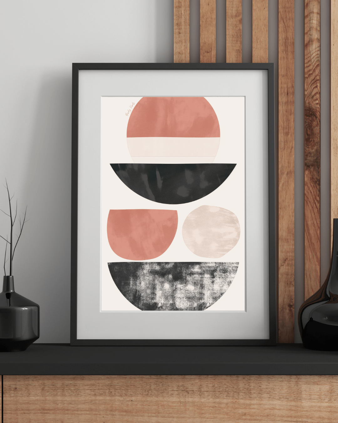 Plakat Abstrakte cirkler - MoodTiles