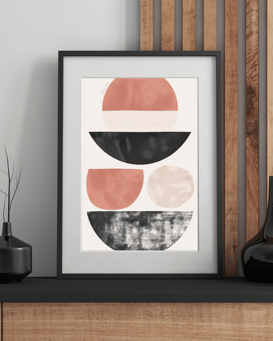 Plakat Abstrakte cirkler - MoodTiles