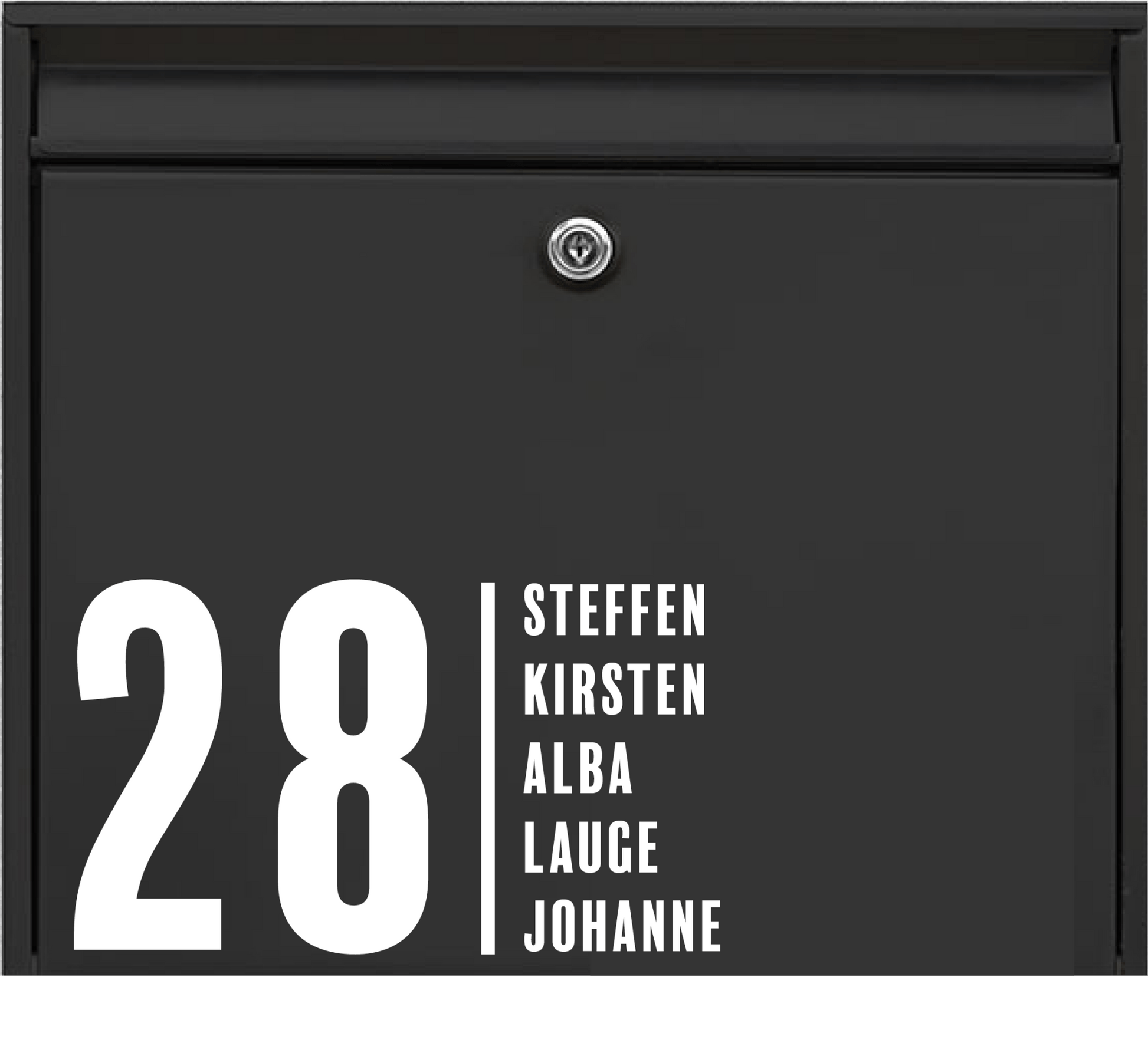 Postkasseklistermærke simpel - MoodTiles