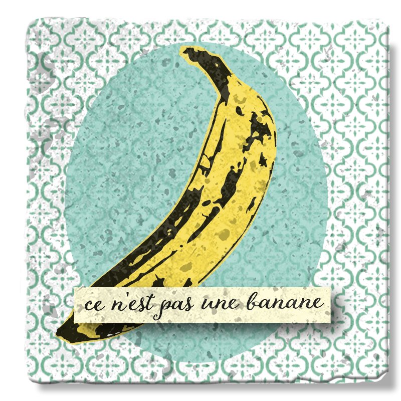 This is not a banana coaster - MoodTiles