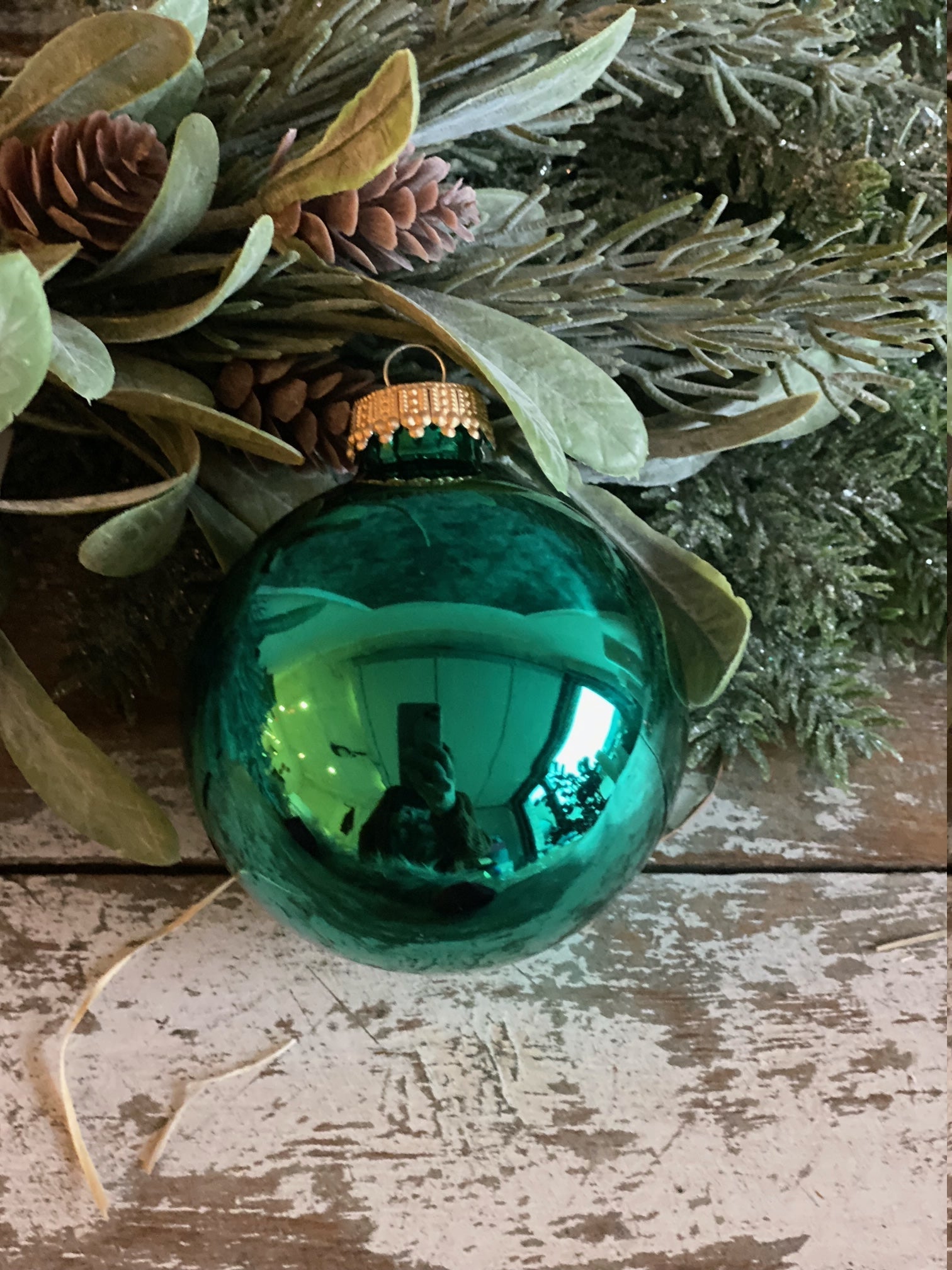 7 cm Julekugle med stort navn - MoodTiles