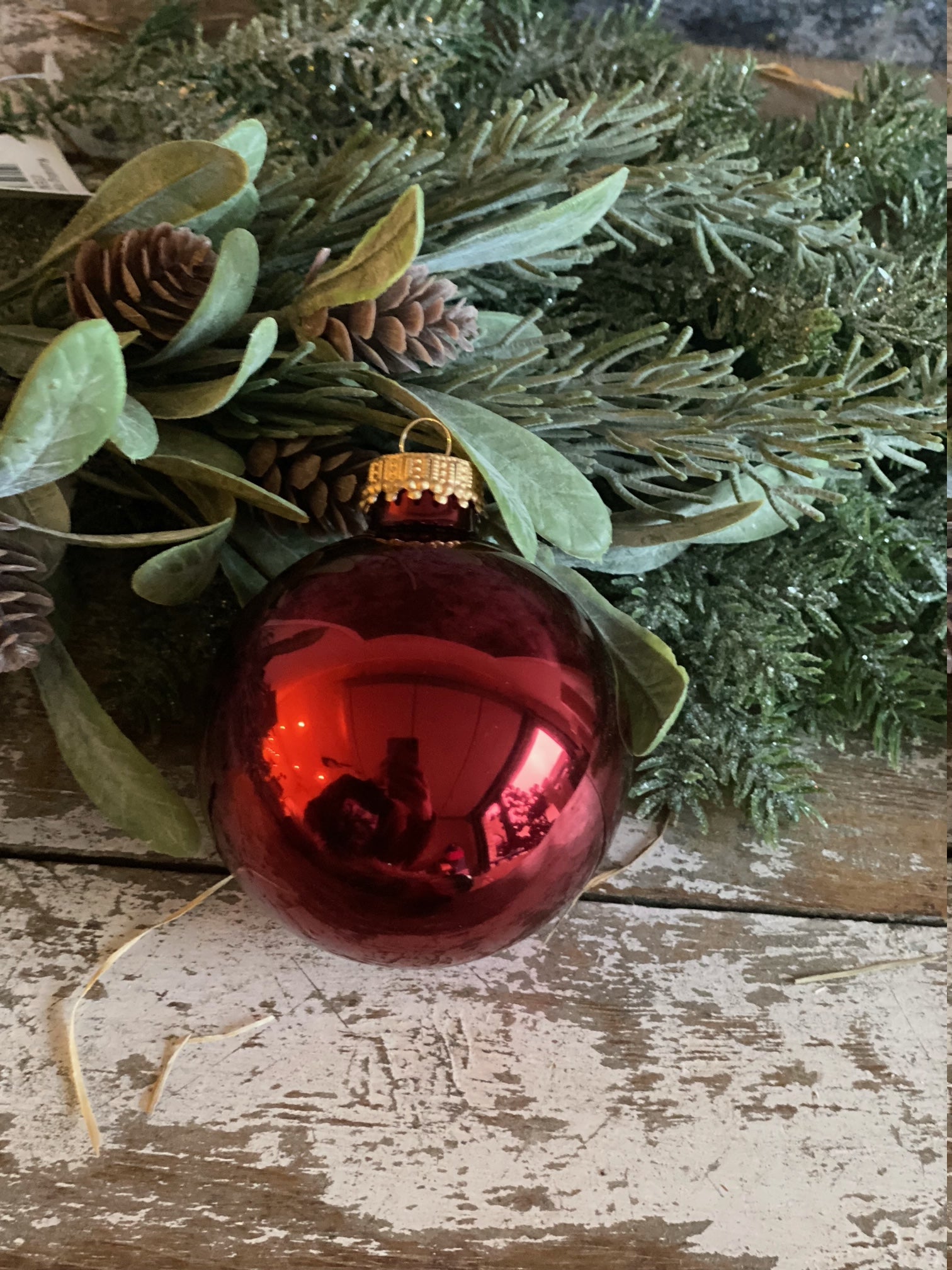 7 cm Julekugle med stort navn - MoodTiles