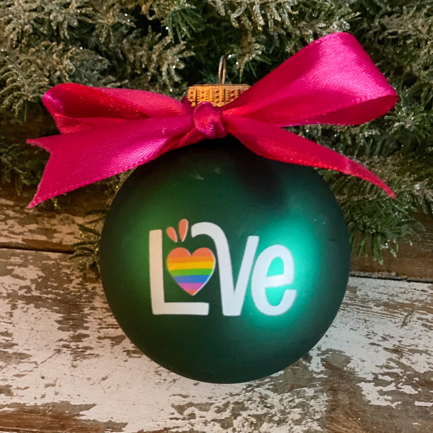 PRIDE julekugler 4 styks. - MoodTiles