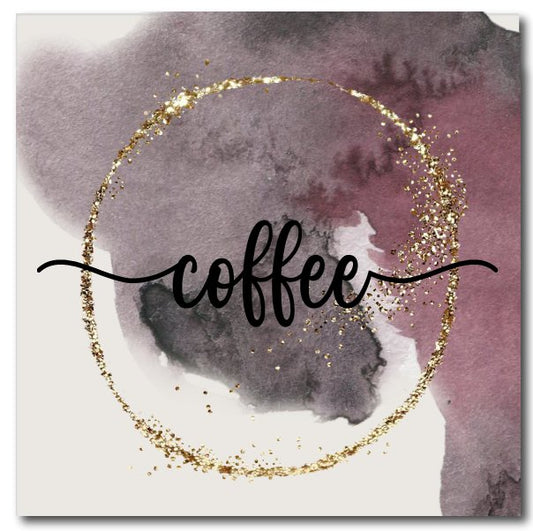Purple Coffee 11x11cm