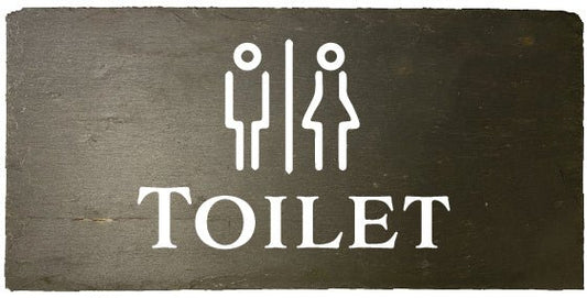 Toilet skilt 2 - 20x10cm - MoodTiles