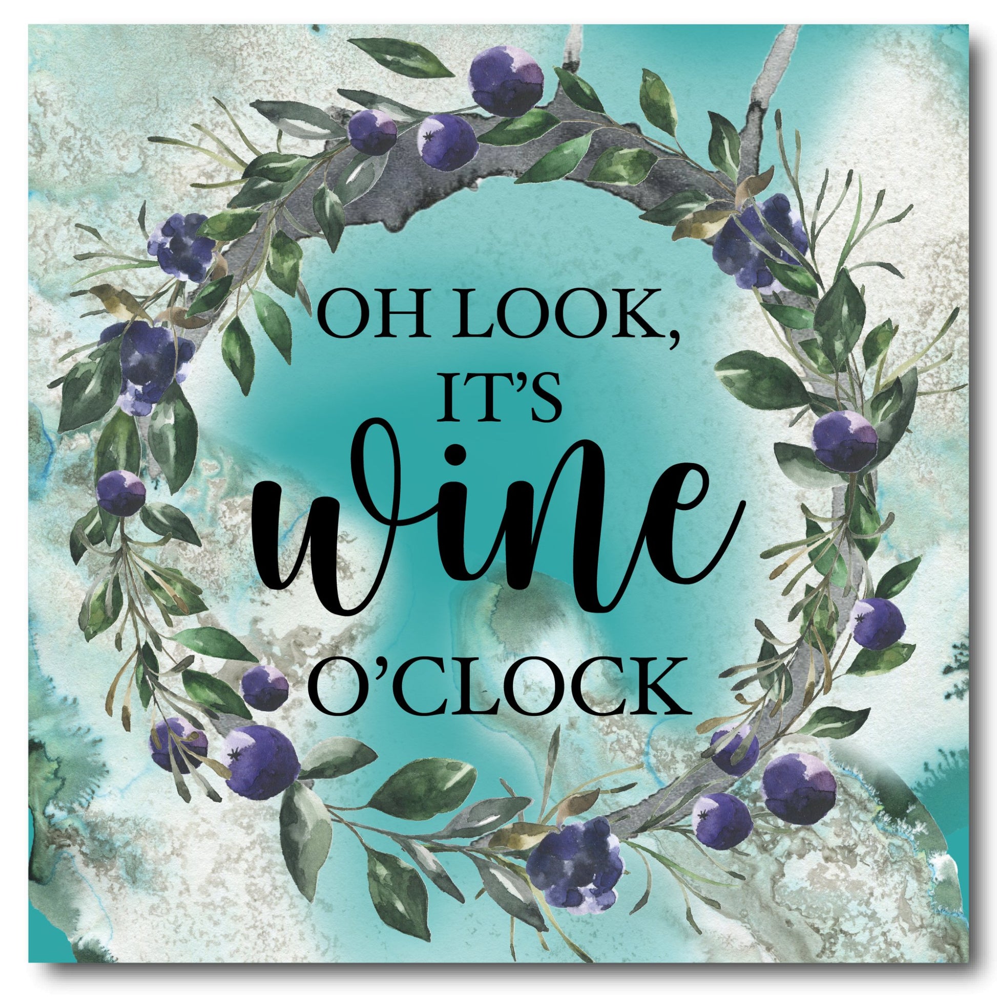 Wine o'clock 15x15cm - MoodTiles